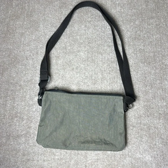 Kipling Olive Green 3 Compartments Inside Crossbody Adjustable Thin Strap - Picture 4 of 6